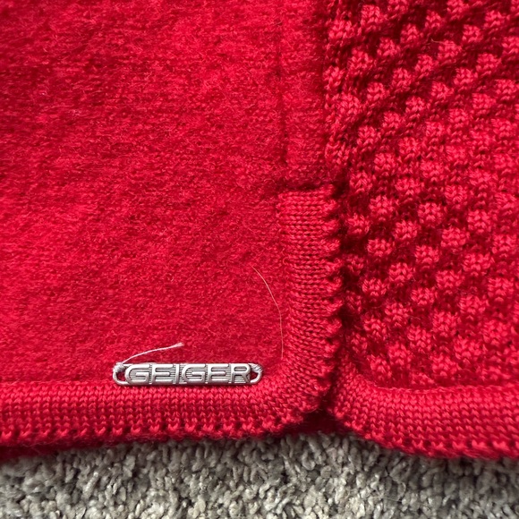 Red Button-Up Cardigan - Picture 3 of 5